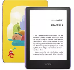 Електронна книга Amazon Kindle Paperwhite Kids 11th Gen. 16GB (2021) Black with Robot Dreams Cover