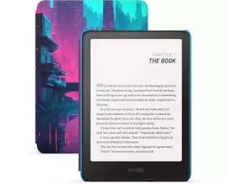 Електронна книга Amazon Kindle Paperwhite Kids 12th Gen. 16GB (2024) Black with Cyber City Cover