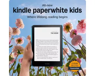 Електронна книга Amazon Kindle Paperwhite Kids 12th Gen. 16GB (2024) Black with Cyber City Cover
