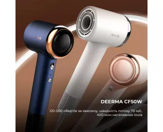 Фен Deerma DEM-CF50W Navy Blue