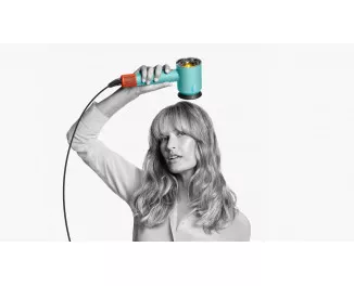 Фен Dyson Supersonic Nural HD16 Straight+Wavy Ceramic Patina/Topaz (515182-01) KR