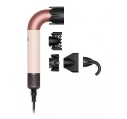 Фен Dyson Supersonic r HD18 Straight+Wavy Ceramic Pink/Rose Gold (113332-01) EU