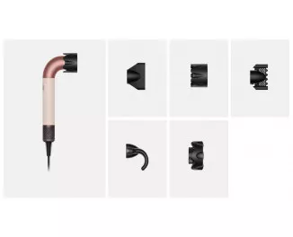 Фен Dyson Supersonic r HD18 Straight+Wavy Ceramic Pink/Rose Gold (113332-01) EU