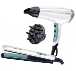 Фен + Утюжок для волосся Remington Shine Therapy S8500GP