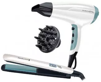 Фен + Утюжок для волосся Remington Shine Therapy S8500GP