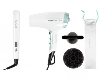 Фен + Утюжок для волосся Remington Shine Therapy S8500GP
