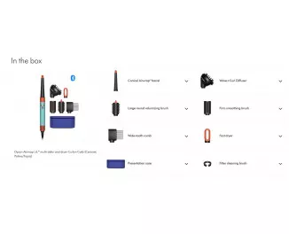 Фен-стайлер Dyson Airwrap i.d. Multi-styler and dryer Curly+Coily Ceramic Patina/Topaz (533736-01) EU