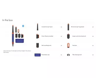 Фен-стайлер Dyson Airwrap i.d. Multi-styler and dryer Straight+Wavy Vinca Blue/Topaz (533670-01) EU