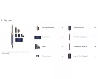 Фен-стайлер Dyson Airwrap Multi-styler and dryer Complete Long Volumise Prussian blue/Rich copper (581143-01)