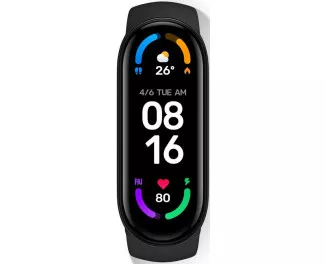 Фитнес-браслет Xiaomi Mi Smart Band 6 NFC Black UA