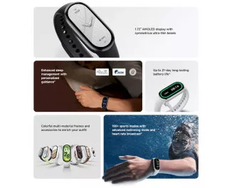 Фітнес-браслет Xiaomi Smart Band 10 Midnight Black (BHR07PYGL)