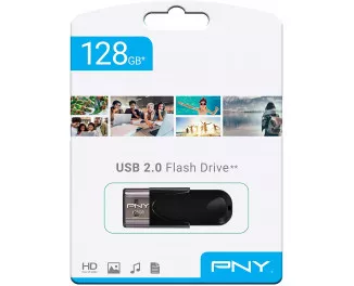 Флешка USB 2.0 128Gb PNY Attache4 Black (FD128ATT4-EF)