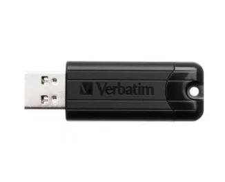 Флешка USB 3.0 128Gb Verbatim PinStripe Black (49319)