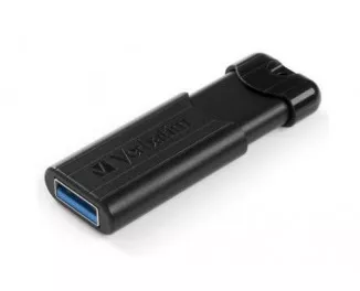 Флешка USB 3.0 128Gb Verbatim PinStripe Black (49319)