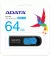 Флешка USB 3.0 64Gb ADATA UV128 Black/Blue (AUV128-64G-RBE)