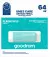 Флешка USB 3.0 64Gb GOODRAM UME3 Care Green (UME3-0640CRR11)