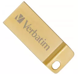 Флешка USB 3.0 64Gb Verbatim Metal Executive Gold (99106)