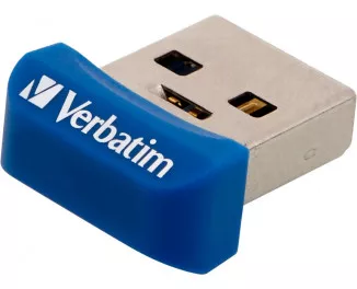 Флешка USB 3.0 64Gb Verbatim Store 'n' Stay NANO Blue (98711)