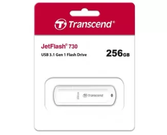 Флешка USB 3.1 256Gb Transcend JetFlash 730 White (TS256GJF730)