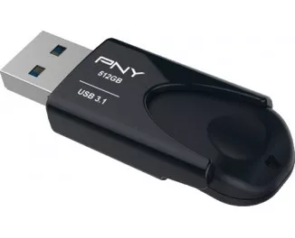 Флешка USB 3.1 512Gb PNY Attache 4 Black (FD512ATT431KK-EF)