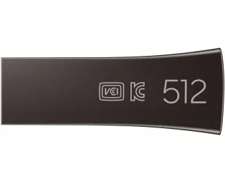 Флешка USB 3.1 512Gb Samsung Bar Plus Titanium Gray (MUF-512BE4/APC)