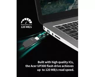 Флешка USB 3.2 1 TB Acer UP300 Black (BL.9BWWA.530)