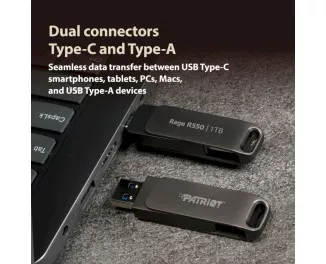 Флешка USB 3.2 1 TB Patriot Rage R550 (PE1TR550DSAD)
