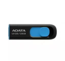 Флешка USB 3.2 128Gb ADATA UV128 Black/Blue (AUV128-128G-RBE)