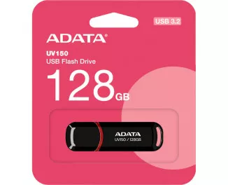 Флешка USB 3.2 128Gb ADATA UV150 Black (AUV150-128G-RBK)