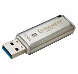 Флешка USB 3.2 128Gb Kingston 128GB IronKey Locker Plus 50 (IKLP50/128GB)