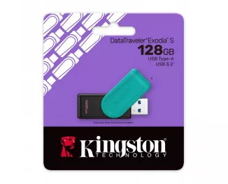 Флешка USB 3.2 128Gb Kingston DataTraveler Exodia S (DTXS/128GB)