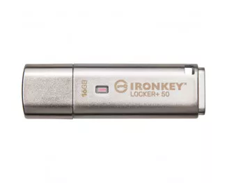 Флешка USB 3.2 16Gb Kingston 16GB IronKey Locker Plus 50 (IKLP50/16GB)