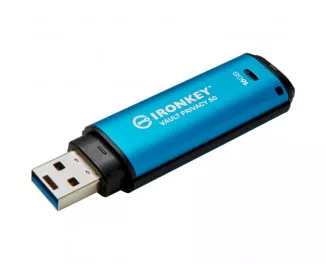 Флешка USB 3.2 16Gb Kingston 16GB IronKey Vault Privacy 50 Blue (IKVP50/16GB)