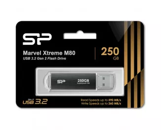 Флешка USB 3.2 250Gb Silicon Power Marvel Xtreme M80 (SP250GBUF3M80V1G)