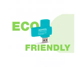 Флешка USB 3.2 256Gb ADATA UC310 Eco Green (UC310E-256G-RGN)