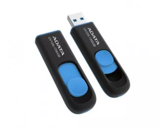 Флешка USB 3.2 256Gb ADATA UV128 Black/Blue (AUV128-256G-RBE)