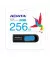Флешка USB 3.2 256Gb ADATA UV128 Black/Blue (AUV128-256G-RBE)