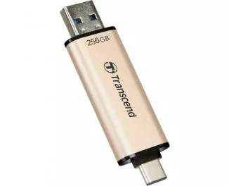 Флешка USB 3.2 256Gb Transcend JetFlash 930C Gold-Black (TS256GJF930C)