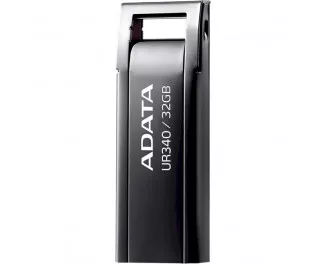 Флешка USB 3.2 32Gb ADATA UR340 Black (AROY-UR340-32GBK)