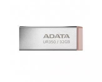 Флешка USB 3.2 32Gb ADATA UR350 Silver/Beige (UR350-32G-RSR/BG)