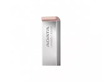 Флешка USB 3.2 32Gb ADATA UR350 Silver/Beige (UR350-32G-RSR/BG)