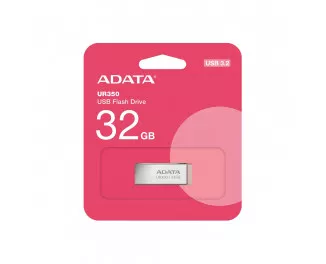 Флешка USB 3.2 32Gb ADATA UR350 Silver/Beige (UR350-32G-RSR/BG)