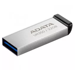 Флешка USB 3.2 32Gb ADATA UR350 Silver/Black (UR350-32G-RSR/BK)