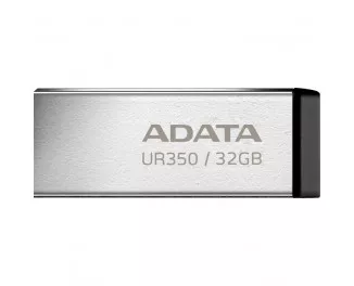 Флешка USB 3.2 32Gb ADATA UR350 Silver/Black (UR350-32G-RSR/BK)