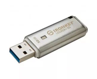Флешка USB 3.2 32Gb Kingston 32GB IronKey Locker Plus 50 (IKLP50/32GB)