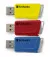 Флешка USB 3.2 3x16Gb Verbatim Store 'n' Click Red/Blue/Yellow (49306)