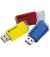 Флешка USB 3.2 3x16Gb Verbatim Store 'n' Click Red/Blue/Yellow (49306)