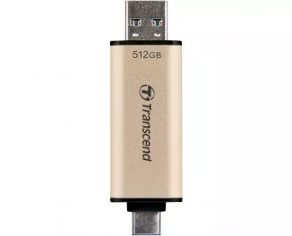 Флешка USB 3.2 512Gb Transcend JetFlash 930C Gold-Black (TS512GJF930C)