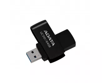 Флешка USB 3.2 64Gb ADATA UC310 Black (UC310-64G-RBK)