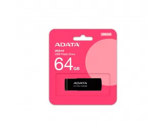 Флешка USB 3.2 64Gb ADATA UC310 Black (UC310-64G-RBK)